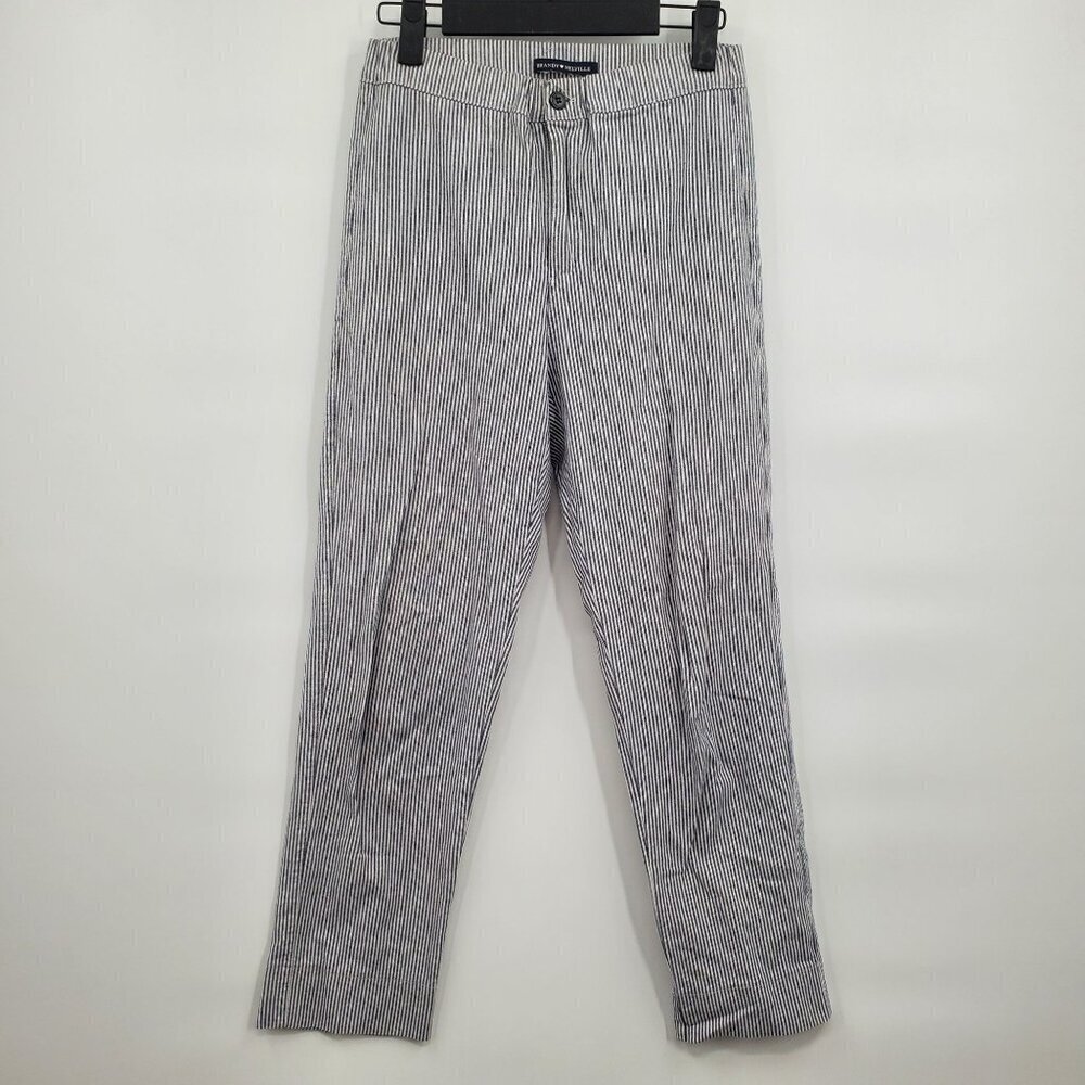 Brandy Melville High Waisted Striped Tilden Pants Women Size OS Bottoms